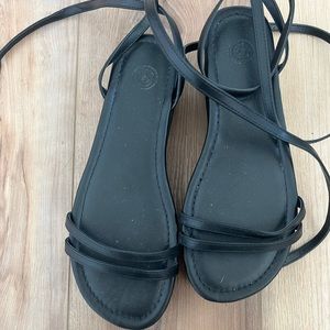 Urban Outfitters Black Platform Sandals